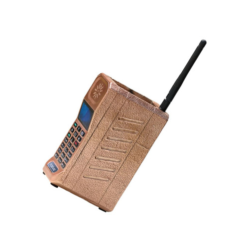 IWOWHERO Big Brother Flower Pot Retro Planters for Indoor Plants Succulent Plant Pot Flower Pots for Indoor Plants Vintage Mobile Phone Mini Small Succulent Pot Pen Cup Resin Outdoor