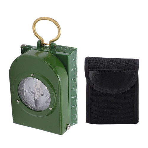 Glomora Multifunctional Compass, Military - Grade Lensatic Waterproof Compass for Camping, Hiking and Geological Exploration