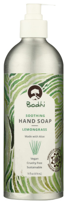 BODHI HANDMADE SOAP Lemongrass Liquid Hand Soap, 16 FZ