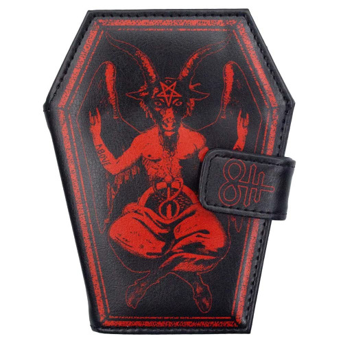 kreepsville 666 Goathead Satanic Sigil Baphomet Coffin Wallet kreepsville 666 Goathead Satanic Sigil Baphomet Coffin Wallet