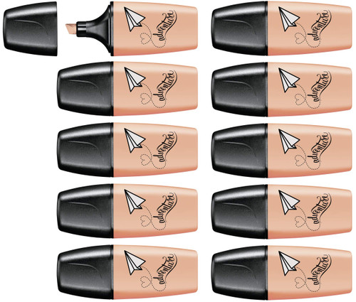 Highlighter - STABILO BOSS Mini Pastellove - Box of 10 - Creamy Peach