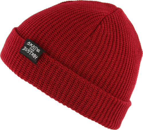 Thrasher Skategoat/Skate & Destroy Beanie Red