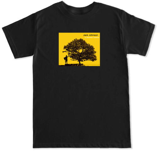 FTD Apparel Men's Jack Johnson T Shirt - Large Black