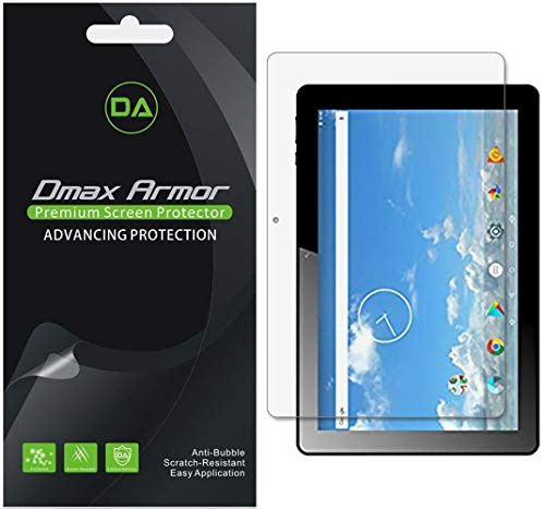 [3-Pack] Dmax Armor for iview SupraPad 10.1 inch (1170TPC) Screen Protector, Anti-Bubble High Definition Clear Shield- Lifetime Replacement