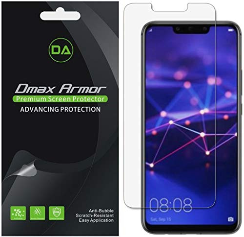 [6-Pack] Dmax Armor for Huawei Mate 20 Lite Screen Protector, Anti-Bubble High Definition Clear Shield - Lifetime Replacement