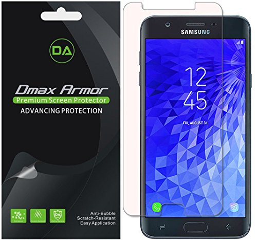 [6-Pack] Dmax Armor for Samsung Galaxy J7 V (2nd Gen) / J7 (2nd Generation) Screen Protector, Anti-Bubble High Definition Clear Shield - Lifetime Replacement