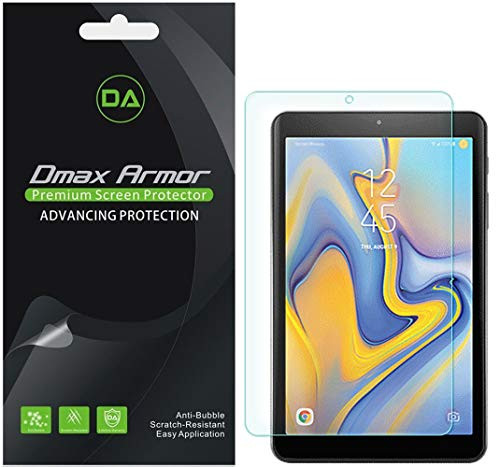 Dmax Armor [3-Pack] for Samsung Galaxy Tab A 8.0 inch (Verizon) [SM-T387V Model Only] Screen Protector, Anti-Bubble High Definition Clear Shield - Lifetime Replacement