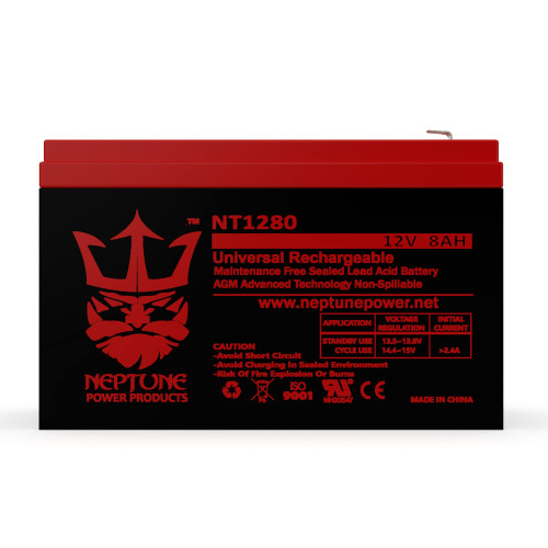 Neptune Power Products 12V 8AH Replacement Battery for APC Back-UPS BE750G 750VA