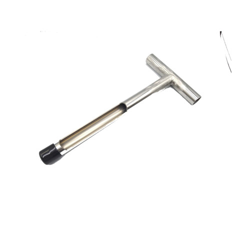 Soil Probe 12 Inch with 2 Bags, Soil Sample Probe for Lawn House Plants, T-Handle Soil Sampler Probe Rod Tool Set, Stainless Steel Soil Test Kits Tool for Soil Sampling