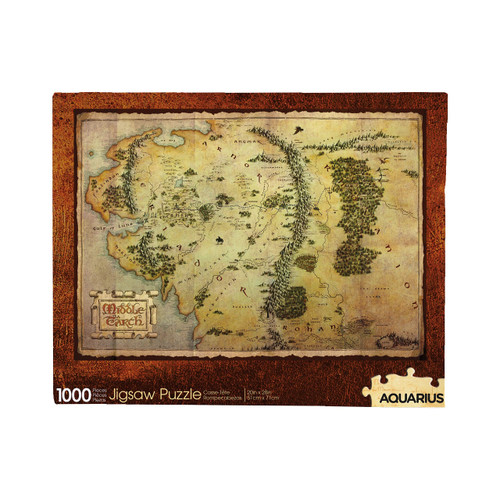 AQUARIUS The Hobbit Map Puzzle (1000 Piece Jigsaw Puzzle) - Glare Free - Precision Fit - Officially Licensed The Hobbit Merchandise & Collectibles - 20 x 28 Inches AQUARIUS The Hobbit Map Puzzle (1000 Piece Jigsaw Puzzle) - Glare Free - Precision Fit - Officially Licensed The Hobbit Merchandise & Collectibles - 20 x 28 Inches