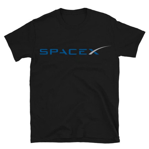 SpaceX T Shirt Men's Women Cotton Crew Neck Comfort Short Sleeve Graphic Tees Black X-Large SpaceX T Shirt Men's Women Cotton Crew Neck Comfort Short Sleeve Graphic Tees Black X-Large