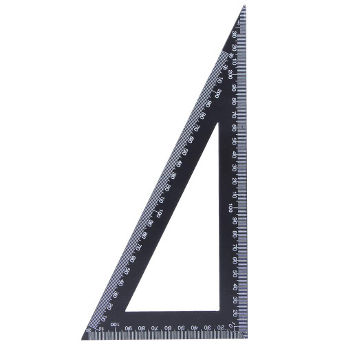 OUSIKA Right Angle Ruler 90 Degree Triangular Angle Ruler Double Scale Measurement Ruler Woodworking Square Ruler Carpentry Measuring Marking Tool Ruler