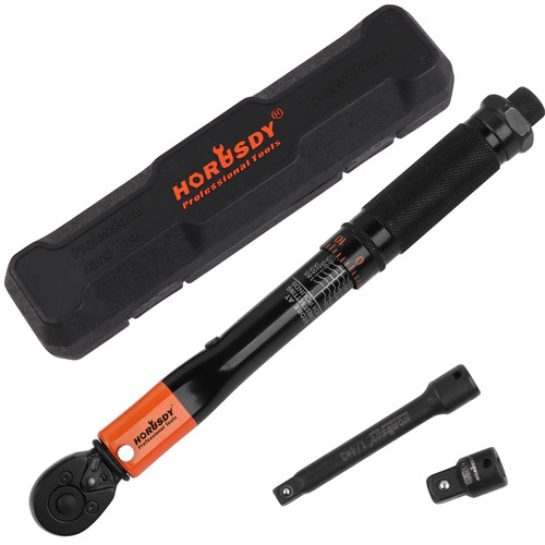 HORUSDY 1/4-Inch Drive Click Torque Wrench, 20-200 in.-lb. | 2.26~22.6 Nm. Quick Release Ratchets. HORUSDY 1/4-Inch Drive Click Torque Wrench, 20-200 in.-lb. | 2.26~22.6 Nm. Quick Release Ratchets.