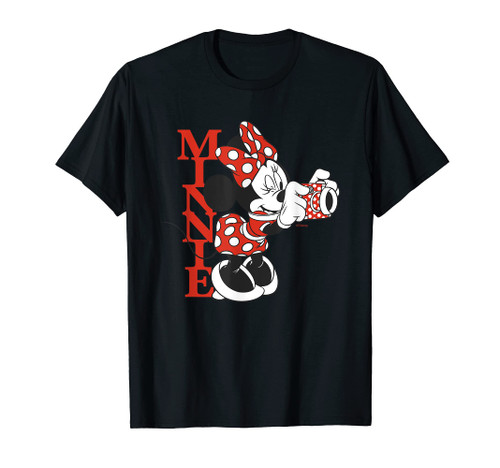 Disney Minnie Mouse with Camera Polka Dot Day Vintage T-Shirt