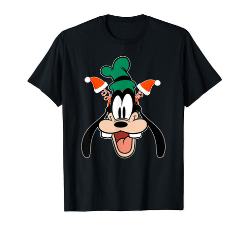 Disney Goofy Christmas Santa Hat Holiday Headband T-Shirt