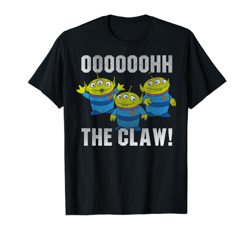 Disney Pixar Toy Story Alien Oooooh The Claw Distressed T-Shirt