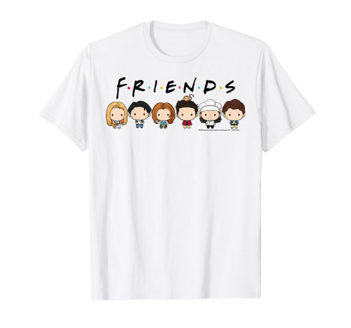 Friends Chibi Group Shot Lineup T-Shirt