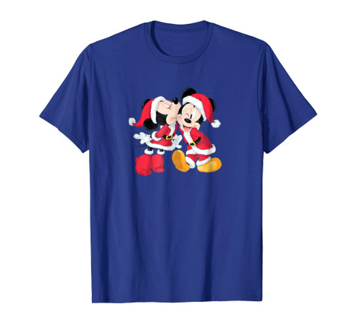 Disney Santa Mickey and Minnie Mouse Holiday T-Shirt