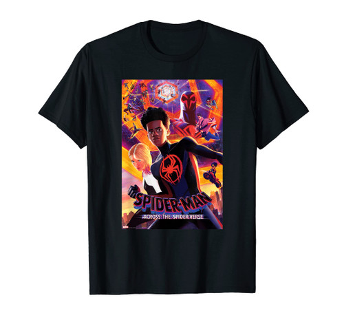 Marvel Spider-Man: Across the Spider-Verse Infinite Spiders T-Shirt