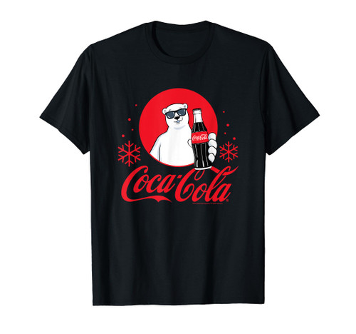 Coca-Cola - Coca Cola Polar Bear Circle With Snowflakes T-Shirt