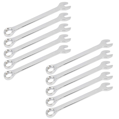 Demeras 11mm Metric Ratcheting Wrench Set Ratcheting Combination Wrench Set, 10pcs Metric Ratchet Spanner Set Ratcheting Combination Wrench Set
