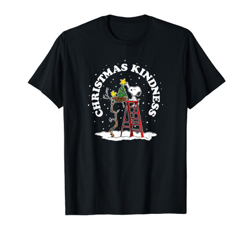 Peanuts - Snoopy and Woodstock Christmas Kindness T-Shirt