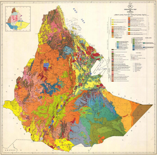 Gifts Delight Laminated 24x24 Poster: Thematic Map - International Development Partnerships IDP Ethiopia - Ethiopia-Related Maps