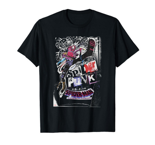 Marvel Spider-Man Across The Spider-Verse Part 1 Spider-Punk T-Shirt
