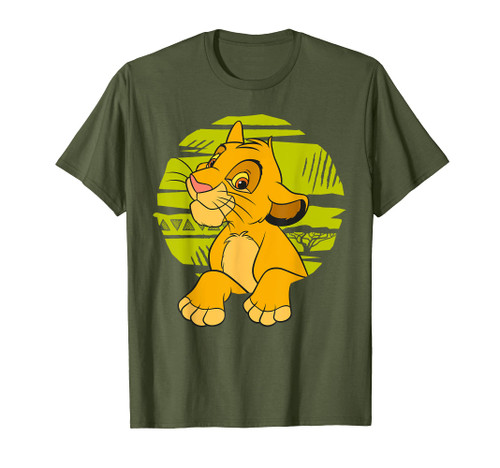 Disney The Lion King Young Simba Paws Green 90s T-Shirt T-Shirt