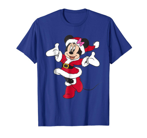 Disney Santa Minnie Mouse Holiday T-Shirt T-Shirt Disney Santa Minnie Mouse Holiday T-Shirt T-Shirt