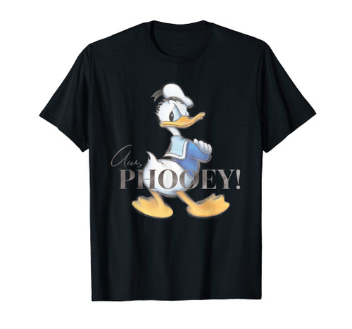 Disney 100 Anniversary Donald Duck D100 Quote Aw Phooey T-Shirt