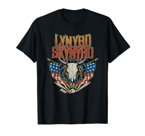 Lynyrd Skynyrd - Americana Steer Skull T-Shirt