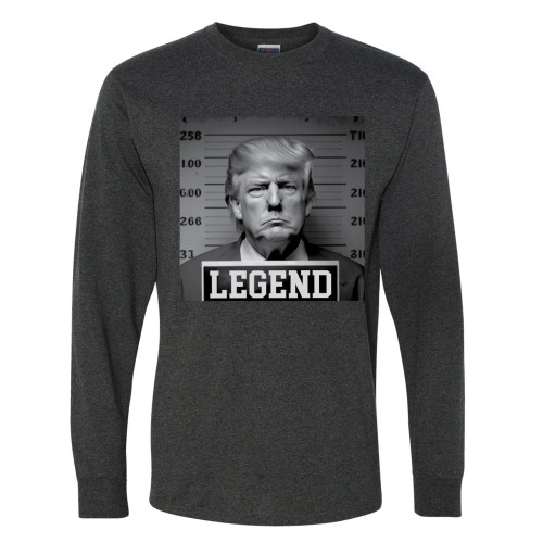 wild custom apparel Legend American Pride Mens Long Sleeves, Heather Black, Medium wild custom apparel Legend American Pride Mens Long Sleeves, Heather Black, Medium