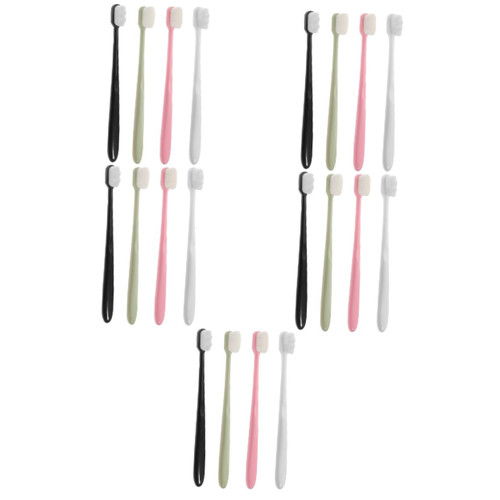 FOMIYES 20 Pcs Soft Toothbrush Super Soft bristles Toothbrush Soft Bristle Adult brevi Toothbrush toothbrushes for Kids Tooth Brushes for Teeth Soft Small Toothbrush pp Travel