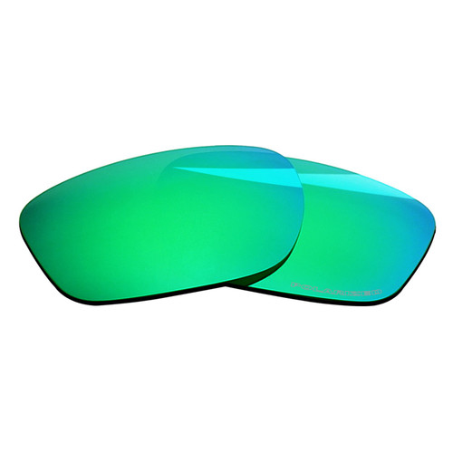 BLAZERBUCK Anti-salt Polarized Replacement Lenses for Oakley Sliver OO9262 - Emerald Green
