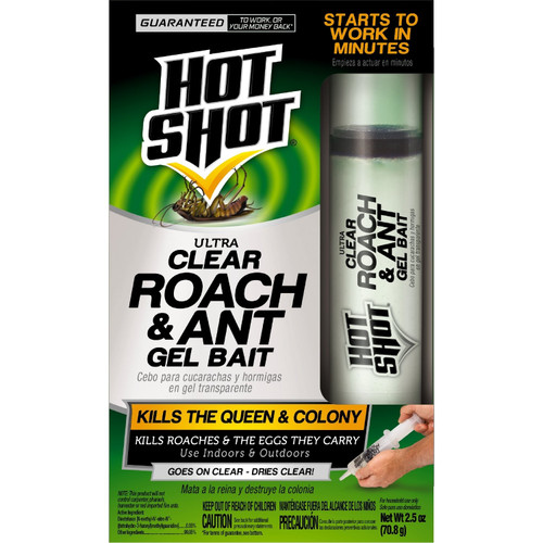 Hot Shot Ultra Clear Roach & Ant Gel Bait HG-95769 Hot Shot Ultra Clear Roach & Ant Gel Bait HG-95769