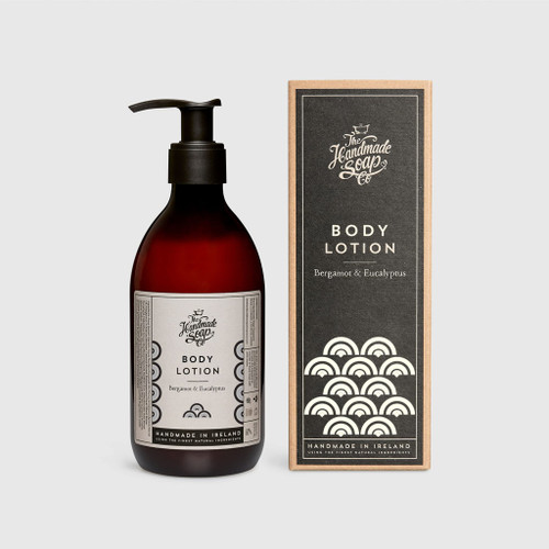 Handmade Soap Company Natural Body Lotion, Bergamot and Eucalyptus, 10 Fl Oz