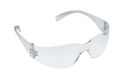 3M Tekk 11329 Virtua Anti-Fog Safety Glasses, Clear Frame, Clear Lens, 6-PACK