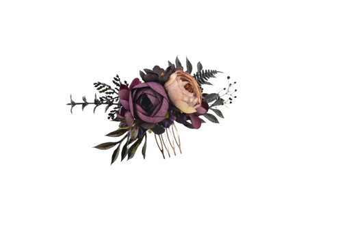 Plum Hair Comb Bridal Floral Hair Piece Boho Wedding Headpiece for Bride Bridesmaids Hair Accessories for Women Floral Hairpiece for Flower Girls Decorative Hair Accessories Plum Hair Comb Bridal Floral Hair Piece Boho Wedding Headpiece for Bride Bridesmaids Hair Accessories for Women Floral Hairpiece for Flower Girls Decorative Hair Accessories