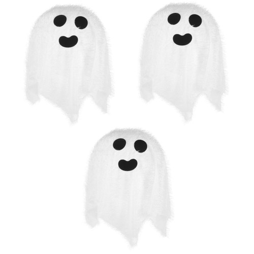 Veemoon 3pcs Halloween Paper Lantern Pumpkin Decorations Ghost Decor Outdoor Decor Halloween Hanging Ornament Halloween Ceiling Hanging Decoration Haunted House Lampshade Ghost Lampshade