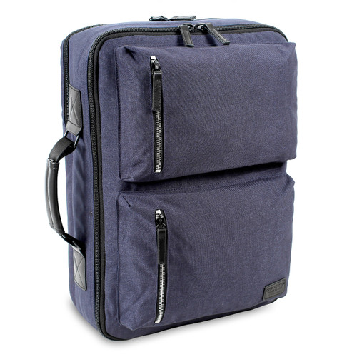 J World New York Station Laptop Backpack, Navy, One Size