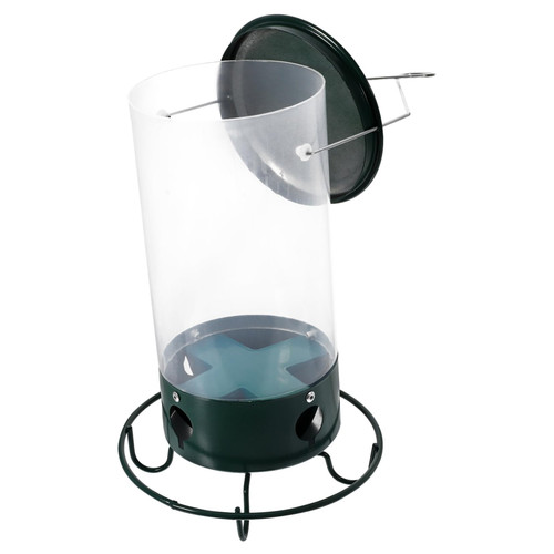 MERRYHAPY Bird Feeder Birds Hanging Bowl Bird Garden Feeder Squirrel Feeder Automatic Parrot Feeder Squirrel-Proof Garden Feeder Parrot Hanging Feeder Wild Bird Plastic Food