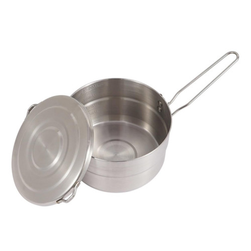 Milisten Bento Pot Backpacking Cooking Tool Mountaineering Pot Hiking Cookware Kit Camping Cookware Tool Outdoor Picnic Pot Picnic Cooking Kit Stainless Steel Travel Fold Portable Pot