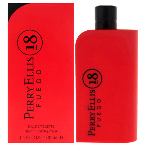 Perry Ellis 18 Fuego Edt Spray 3.4 Oz Men, 3.4 Oz