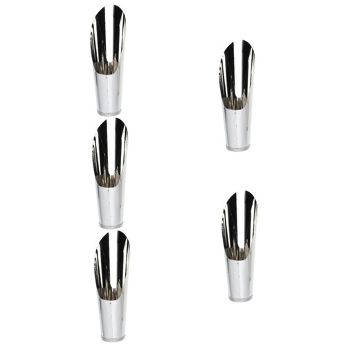 Happyyami 5pcs Stainless Steel Bucket Shovel transplanting Shovel Garden Shovel Mini Garden Tools Bonsai Soil Scooper Hand Scoop Candy Scooper Kid Tools Shovel for Soil Portable Child Lawn