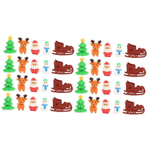 KALLORY 40 Pcs Christmas Eraser Christmas Goodies Bag Fillers Mini Erasers Christmas Pencil Eraser Snowman Eraser Rubber Puzzle Toy Santa Claus Eraser Gifts in Bulk Crafts Child Cartoon KALLORY 40 Pcs Christmas Eraser Christmas Goodies Bag Fillers Mini Erasers Christmas Pencil Eraser Snowman Eraser Rubber Puzzle Toy Santa Claus Eraser Gifts in Bulk Crafts Child Cartoon