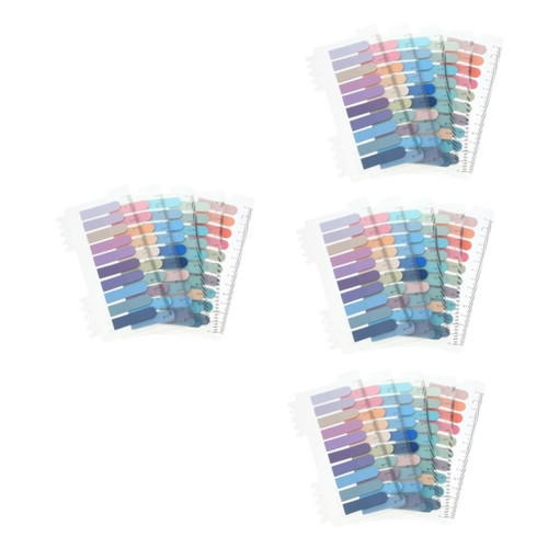 MAGICLULU 20 Sheets Note Paper Index Page Stickers Label Tabs Stickers Binder Tabs Notepad Tabs Sticky Page Tags Sticky Flags Notebook Stickers Tabs for Books Portable Coloring Page The Pet