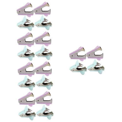 MAGICLULU 20 Pcs Small Stapler Remover Mini Staple Remover Claw Staple Remover Small Staple Removers Staple Removal Tool Staple Puller Remover School Staple Puller Iron Lift Office Portable
