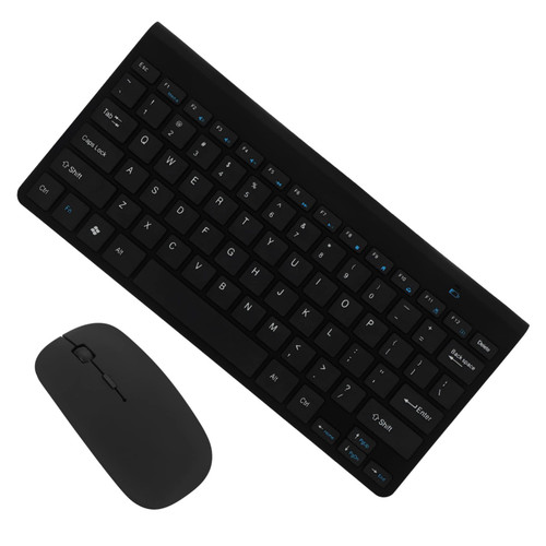 KOMBIUDA Compact Keyboard Compact Keyboard 1 Set Keyboard and Mouse Set Silent Keyboard Mini Keyboard PC Set Keyboard and Computer Accessory Black Notebook Small Wireless Keyboard