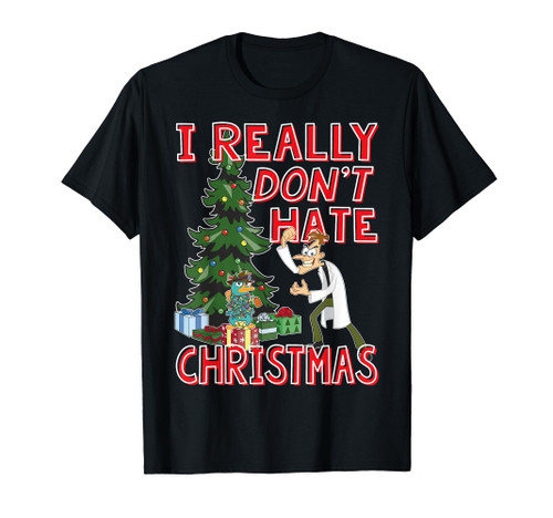 Disney Phineas And Ferb DOOF Christmas Quote T-Shirt Disney Phineas And Ferb DOOF Christmas Quote T-Shirt